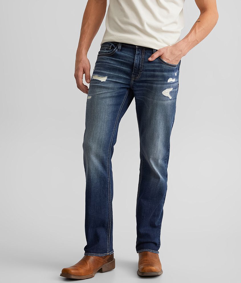 BKE Jake Straight Stretch Jean - Men's Jeans in Logic 2 | Buckle