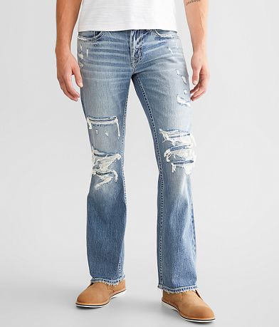 Factory second hot sale buckle jeans