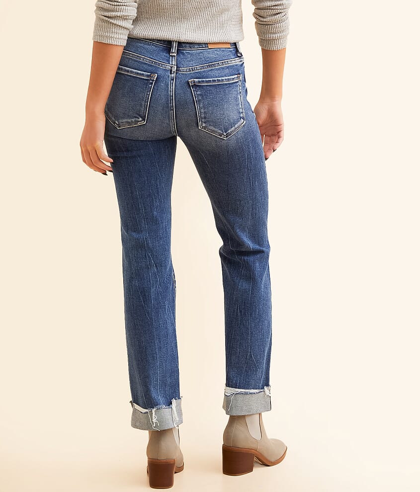 Andi Cropped Straight Cuffed Jean