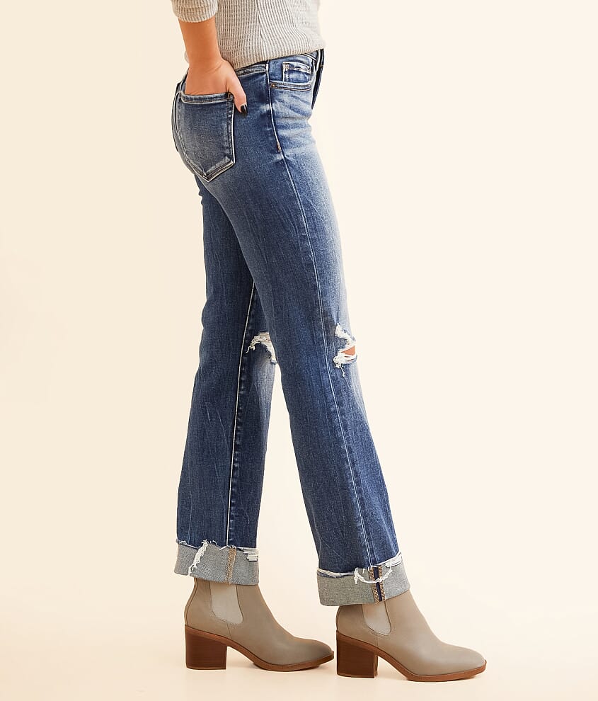 Andi Cropped Straight Cuffed Jean
