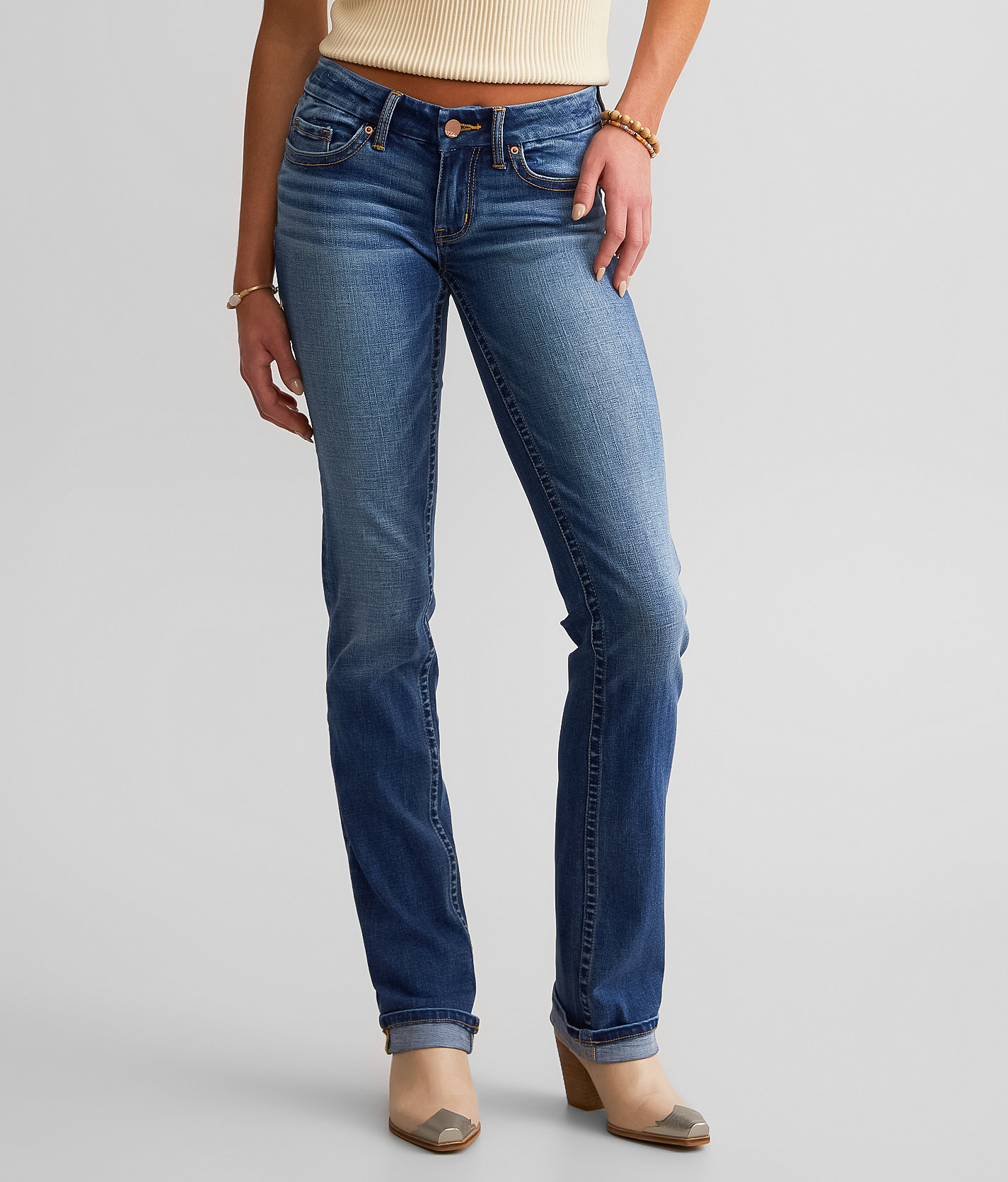 BKE Stella Straight Stretch Jean - Women's Jeans In BOWERS | Buckle