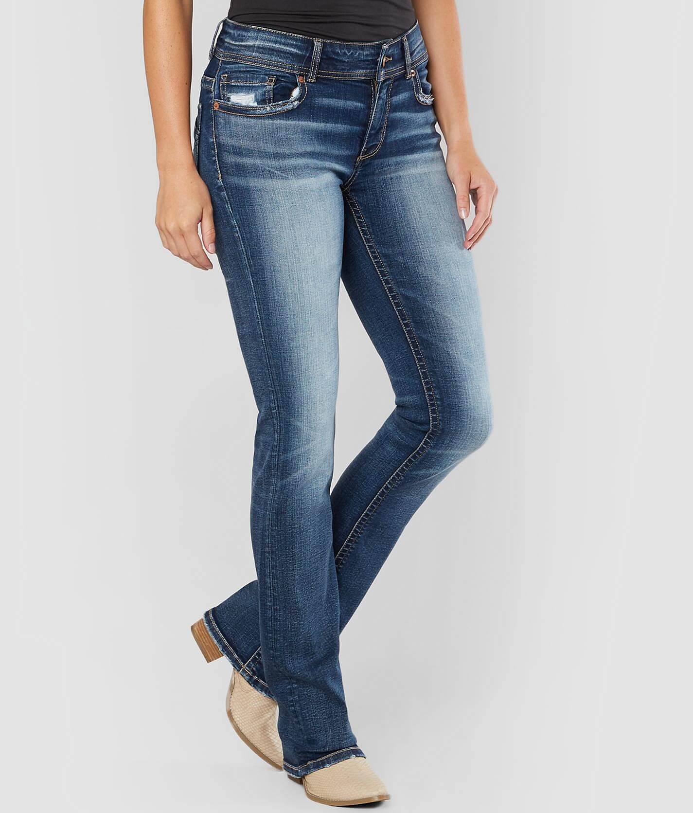 buckle bootcut jeans womens