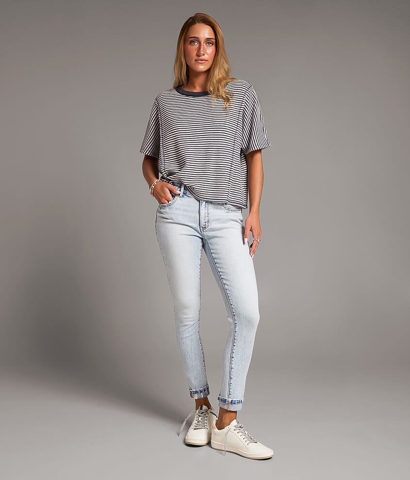 Payton Ankle Skinny Stretch Cuffed Jean