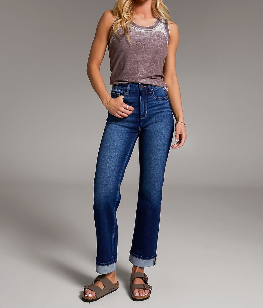 Parker Cropped Straight Stretch Jean