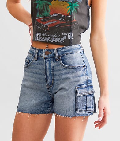 BKE Billie Cargo Stretch Short front view