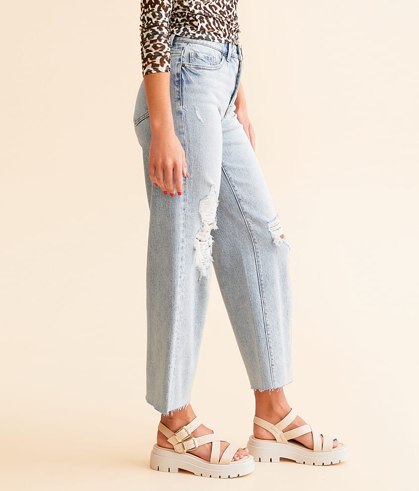Billie Cropped Wide Leg Stretch Jean