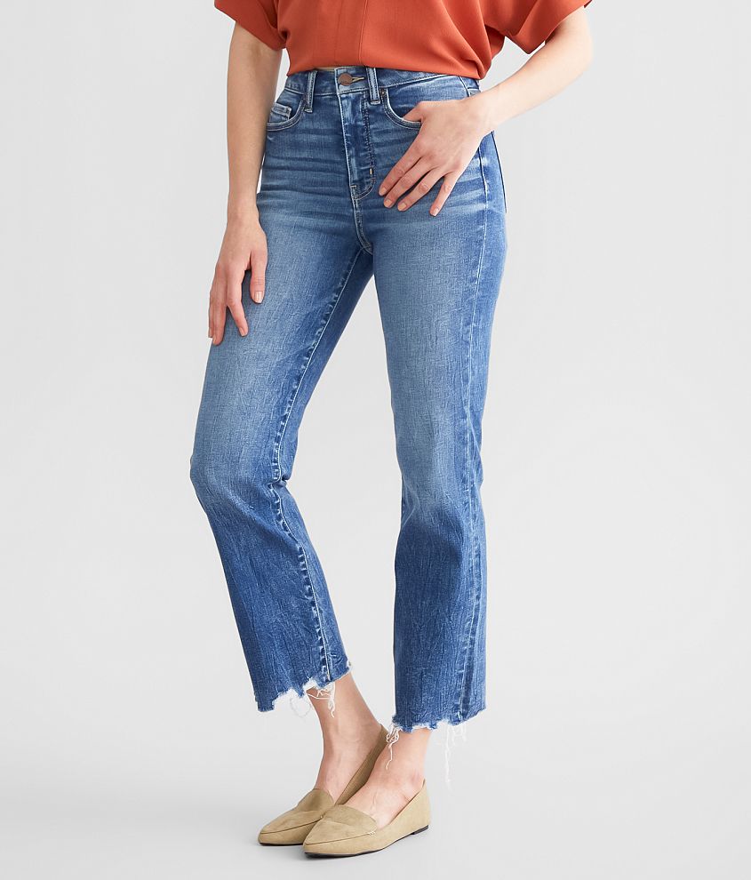 BKE Billie Cropped Straight Stretch Jean front view