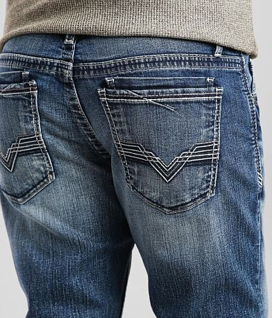 BKE Jake Straight Stretch Jean back pocket view