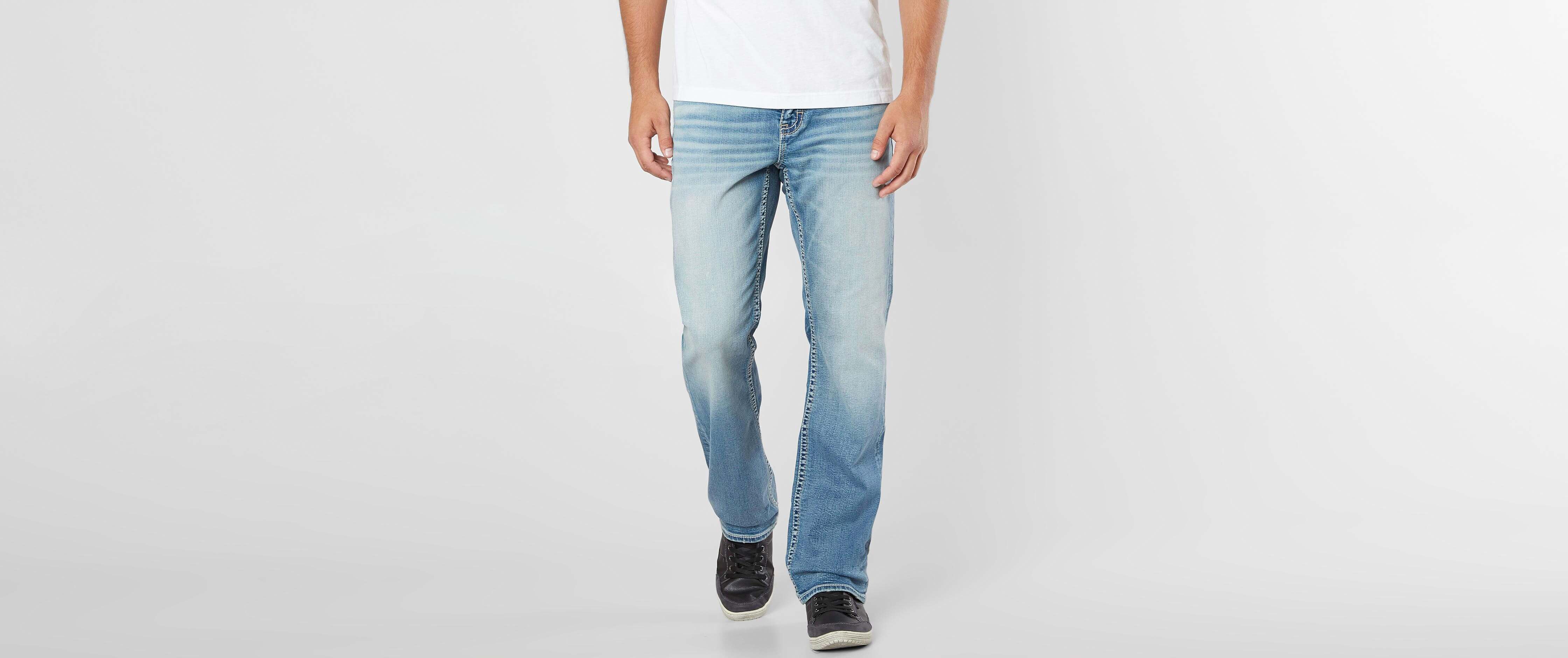 BKE Tyler Straight Stretch Jean Men's Jeans in Cheyenne Buckle