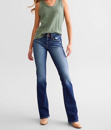 BKE Stella Mid-Rise Tailored Boot Stretch Jean front view