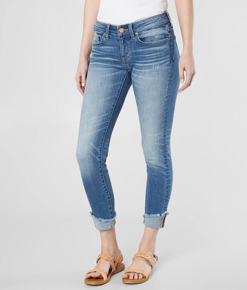 BKE Stella Ankle Skinny Stretch Cuffed Jean front view