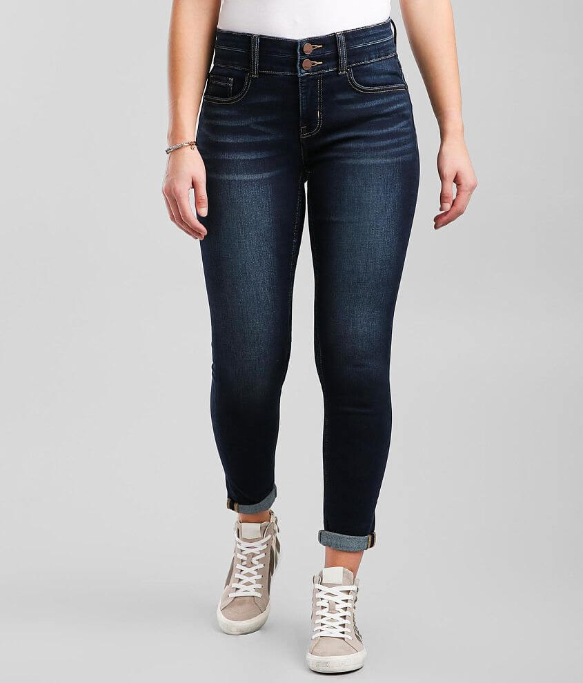 BKE Gabby Ankle Skinny Stretch Cuffed Jean front view