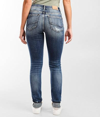 BKE Stella Mid-Rise Skinny Stretch Cuffed Jean BACK