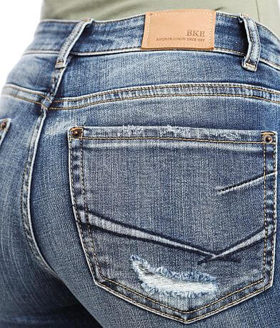 BKE Stella Mid-Rise Skinny Stretch Cuffed Jean BACK_POCKET