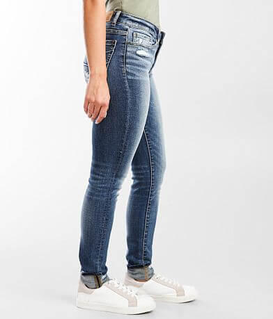BKE Stella Mid-Rise Skinny Stretch Cuffed Jean FULL_LEFT_SIDE