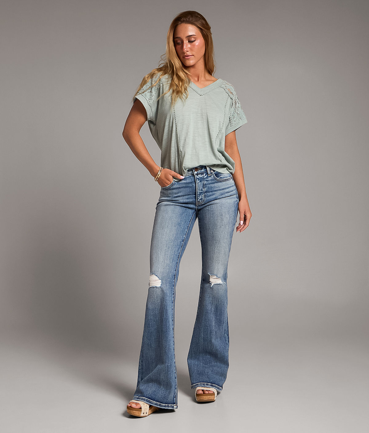 BKE Payton Flare Stretch Jean — Cutler 2 by Buckle