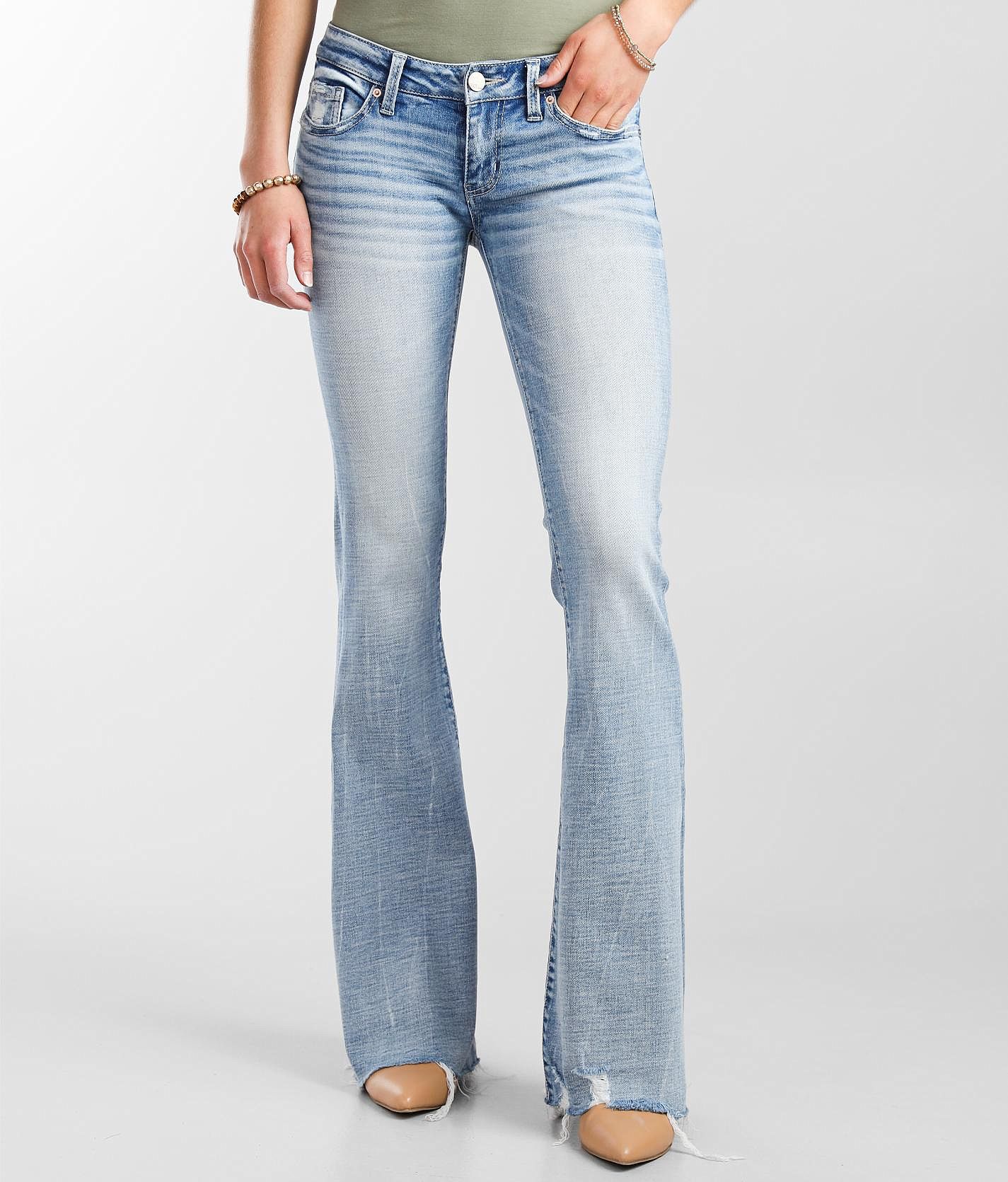 BKE Stella Stretch Capri Jean in Blue