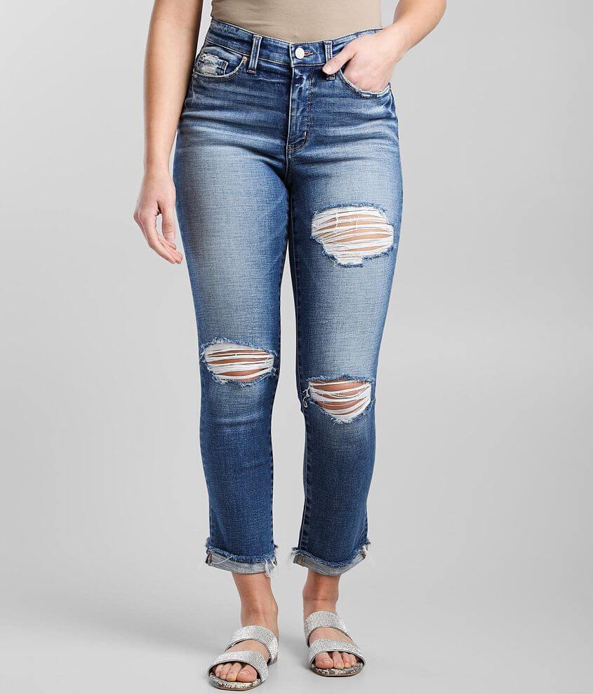 BKE Parker Ankle Stretch Cuffed Jean front view