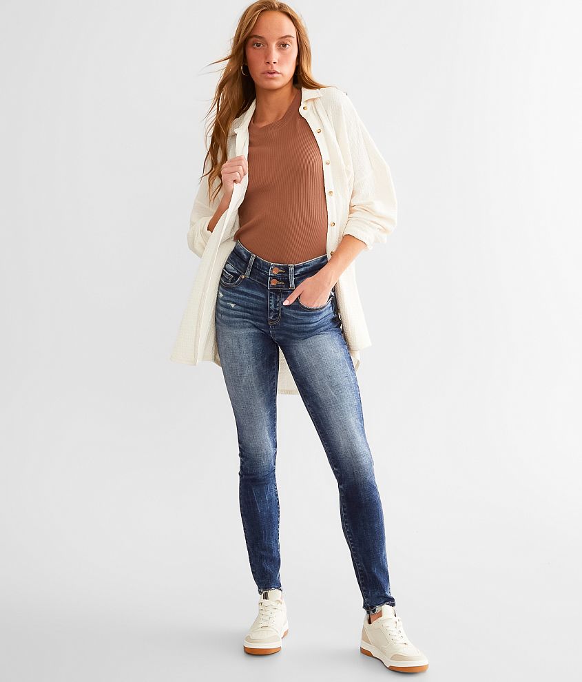 BKE Stella Mid-Rise Skinny Stretch Jean front view