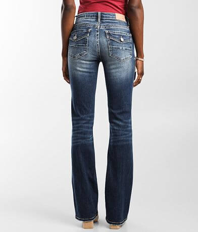BKE Stella Mid-Rise Boot Stretch Jean BACK