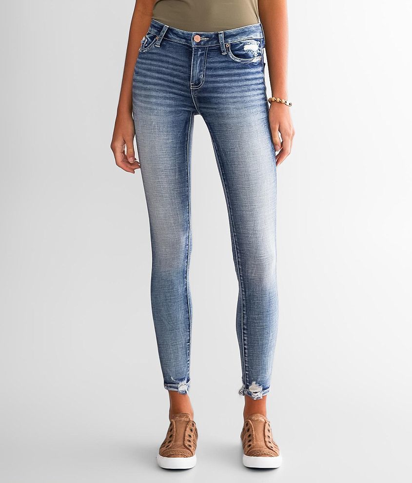 BKE Stella Mid-Rise Ankle Skinny Stretch Jean front view