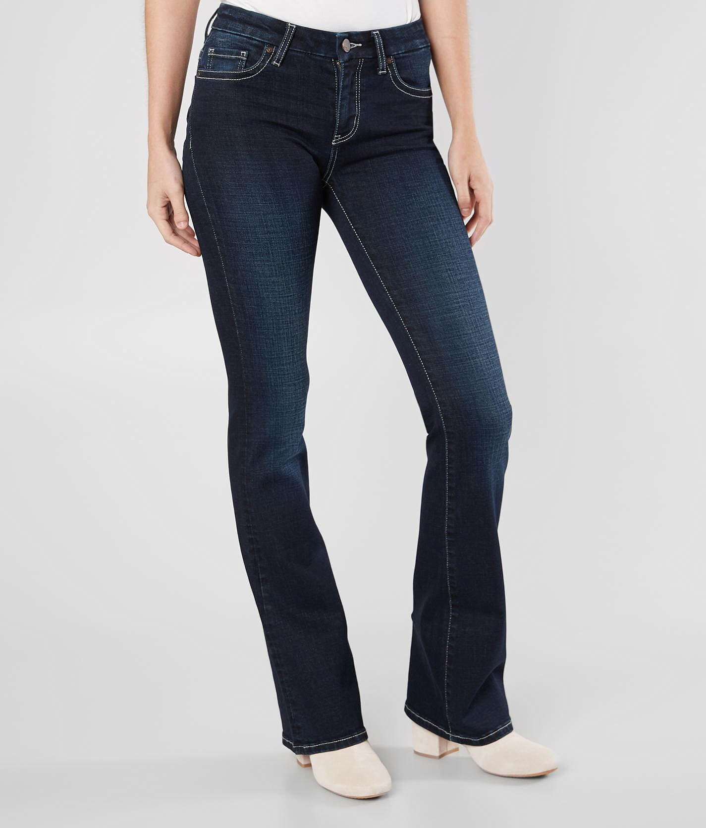 BKE Stella Mid-Rise Flare Stretch Jean - Women's Jeans In Alessi | Buckle