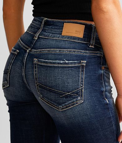 BKE Stella Straight Stretch Jean back pocket view