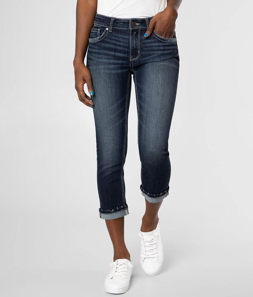 BKE Stella Mid-Rise Stretch Cropped Jean front view