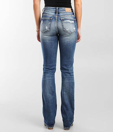 BKE Stella Mid-Rise Boot Stretch Jean BACK