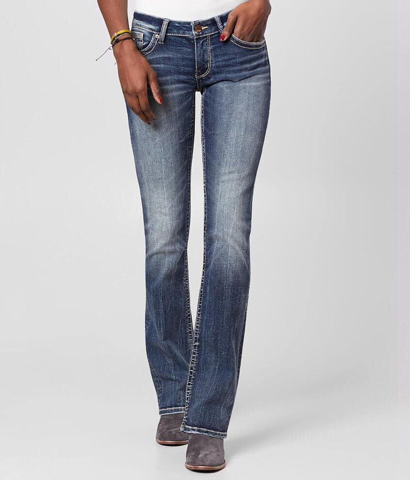 Buckle low rise store jeans