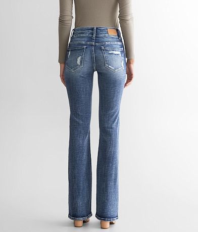 BKE Stella Mid-Rise Boot Stretch Jean back view