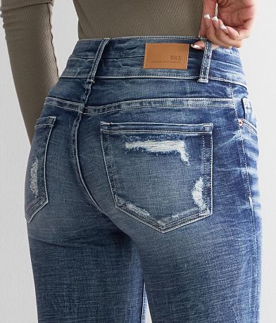 BKE Stella Mid-Rise Boot Stretch Jean back pocket view