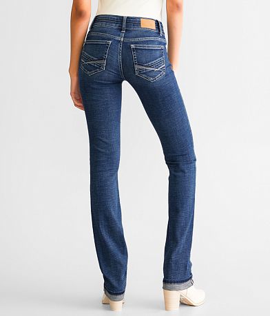 BKE Stella Straight Stretch Jean BACK