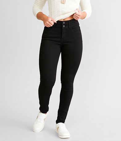 Performance Denim High Rise Skinny - Black