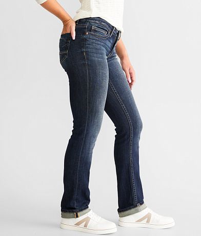 BKE Stella Straight Stretch Cuffed Jean full right side view