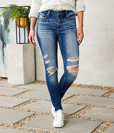 BKE Gabby Ankle Skinny Stretch Jean front view