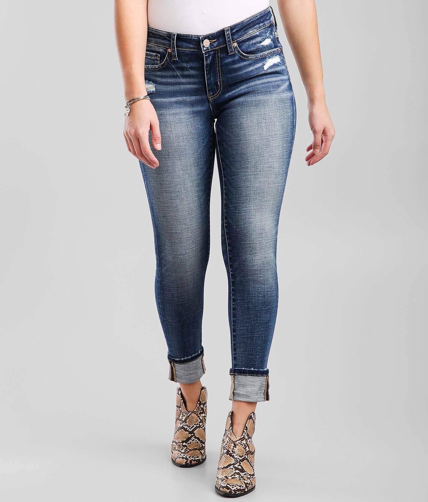 buckle skinny jeans womens