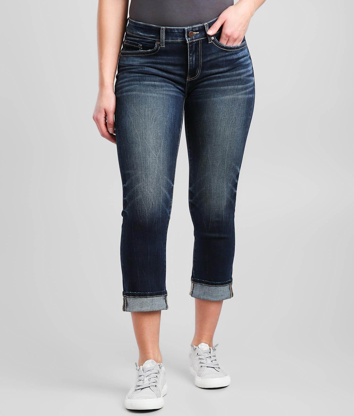 BKE Payton Cuffed Stretch Cropped Jean - Women's Jeans In Favinger | Buckle