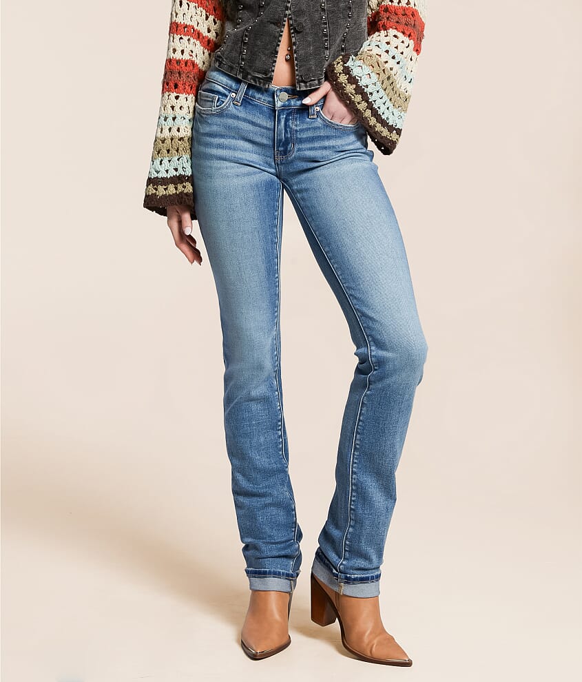 BKE Stella Straight Stretch Cuffed Jean