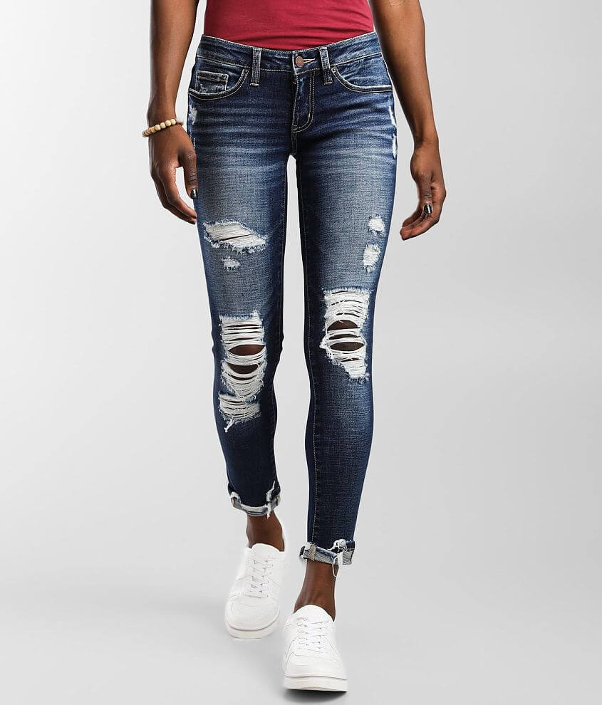 BKE Stella Ankle Skinny Stretch Cuffed Jean