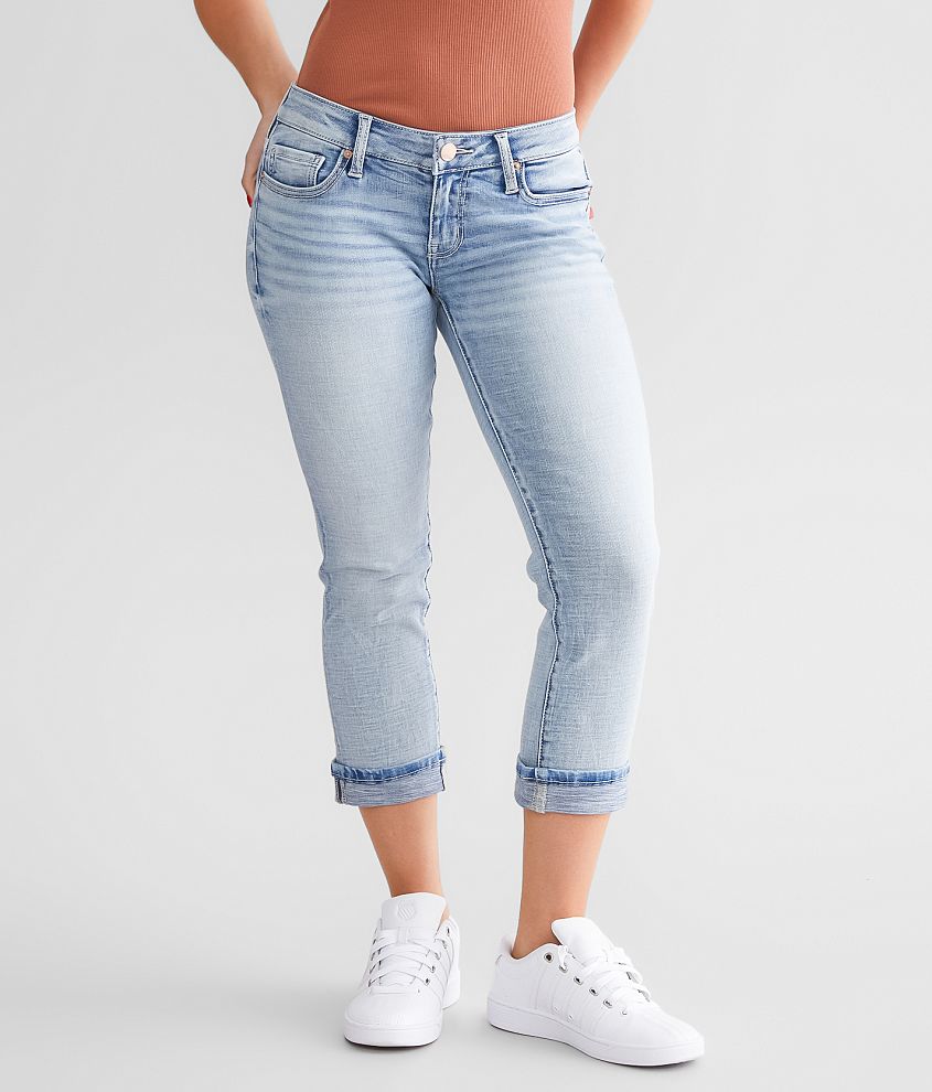 Buckle capri jeans sale