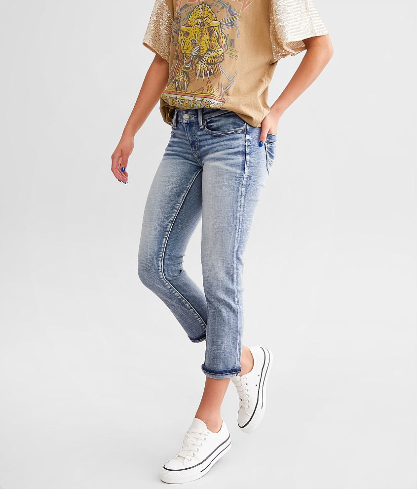 BKE Stella Cuffed Stretch Capri Jean