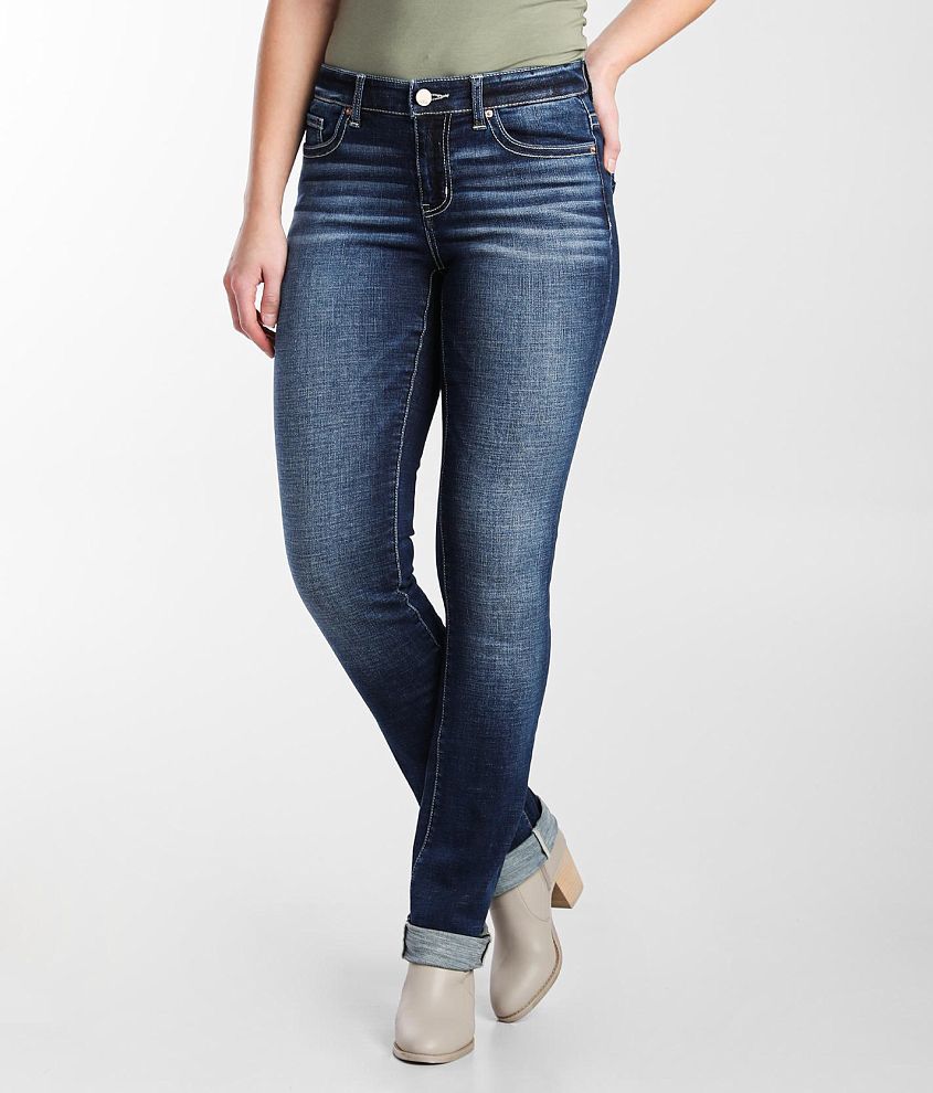 BKE Payton Straight Stretch Cuffed Jean front view