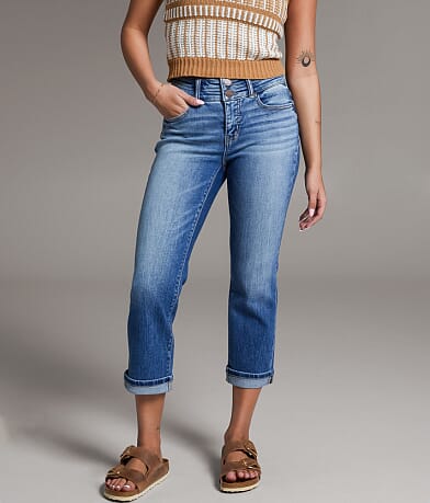 Buckle Black Fit No. 53 Cropped Wide Leg Stretch Jean Buckle Black Fit No. 53 Cropped Wide Leg Stretch Jean