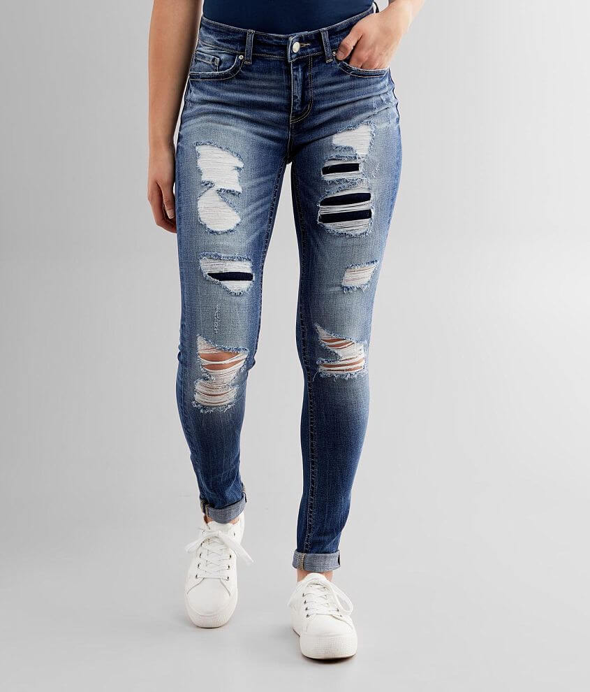 BKE Payton Skinny Stretch Cuffed Jean front view