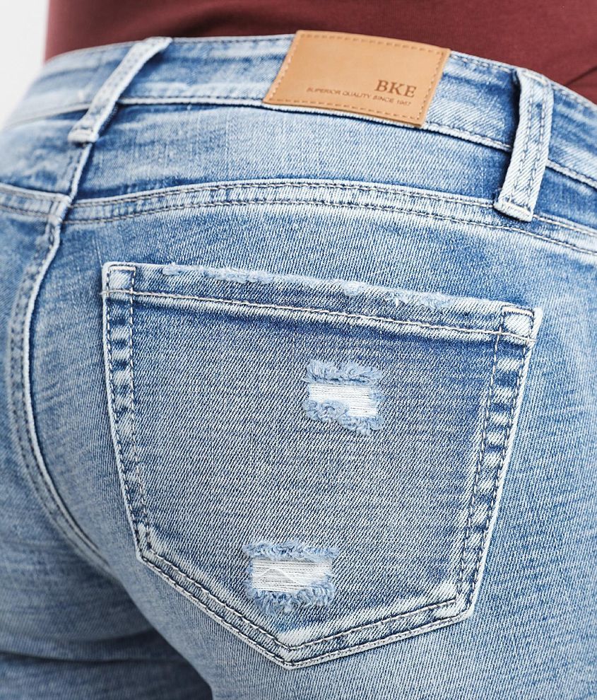 Stella Ankle Straight Stretch Cuffed Jean