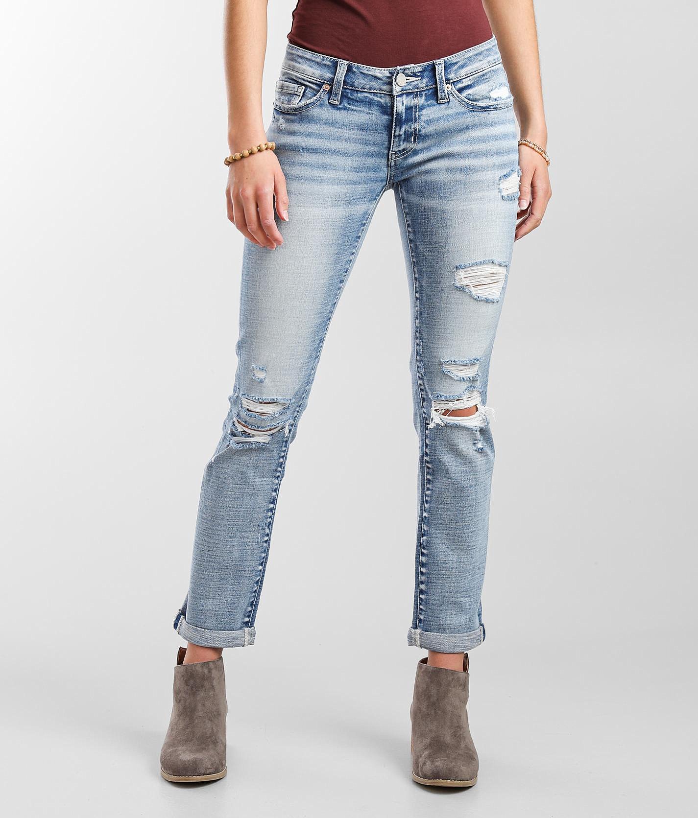 BKE Stella Ankle Straight Stretch Cuffed Jean - Women's Jeans In Elmore ...