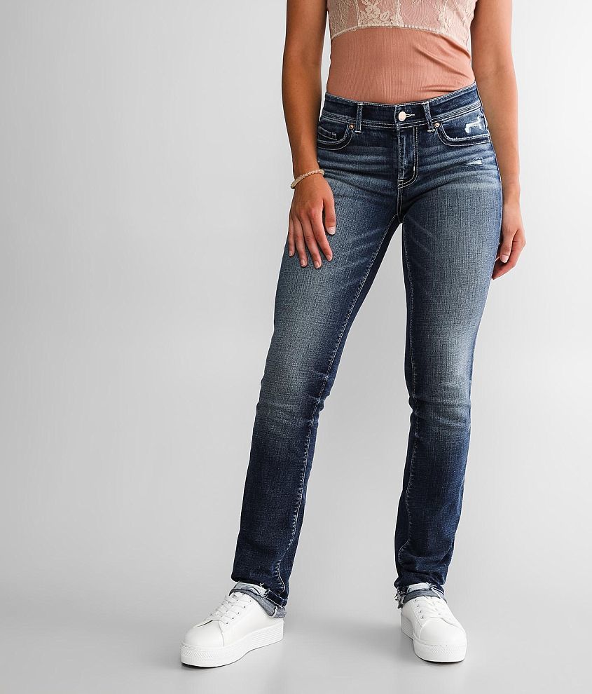 BKE Payton Straight Stretch Cuffed Jean front view