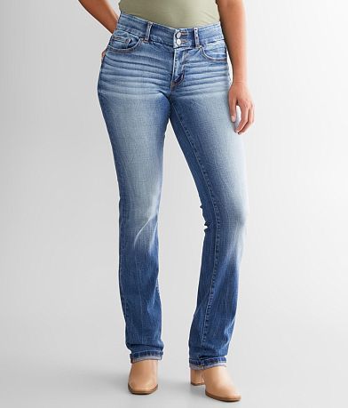 BKE Payton Straight Stretch Cuffed Jean front view