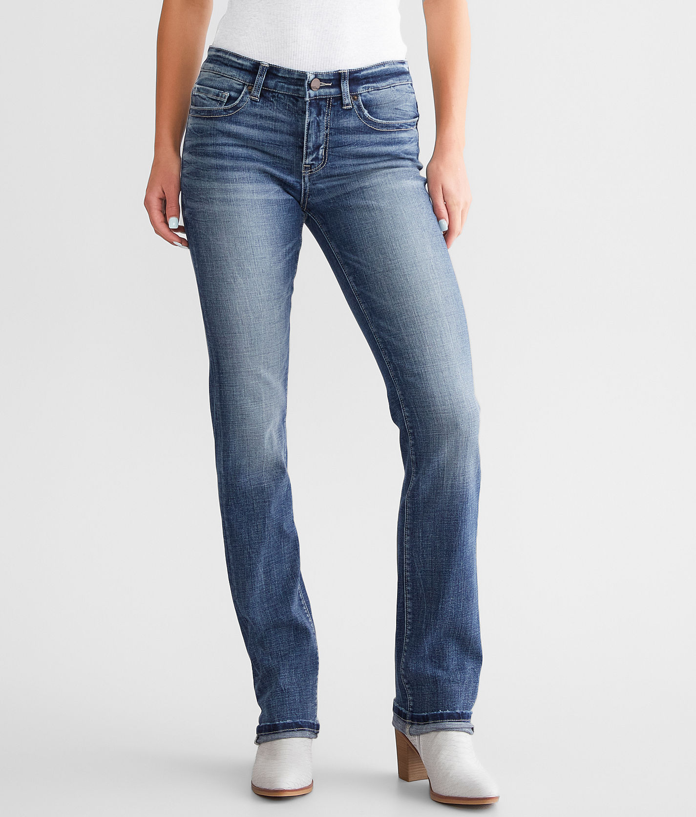 BKE Payton Straight Stretch Jean - Women's Jeans in Root
